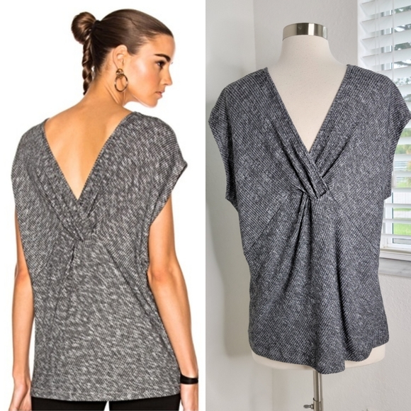 RAG & BONE Knot Back Knit Tee M. - Picture 2 of 9